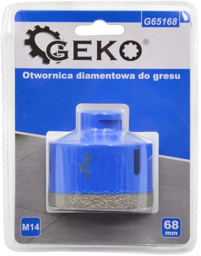 GEKO Diamantboor - Droogboren - M14 Schacht - 68 mm Diameter