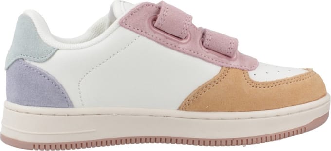 Victoria Meisjes Sneaker Wit/oranje | Maat: 32