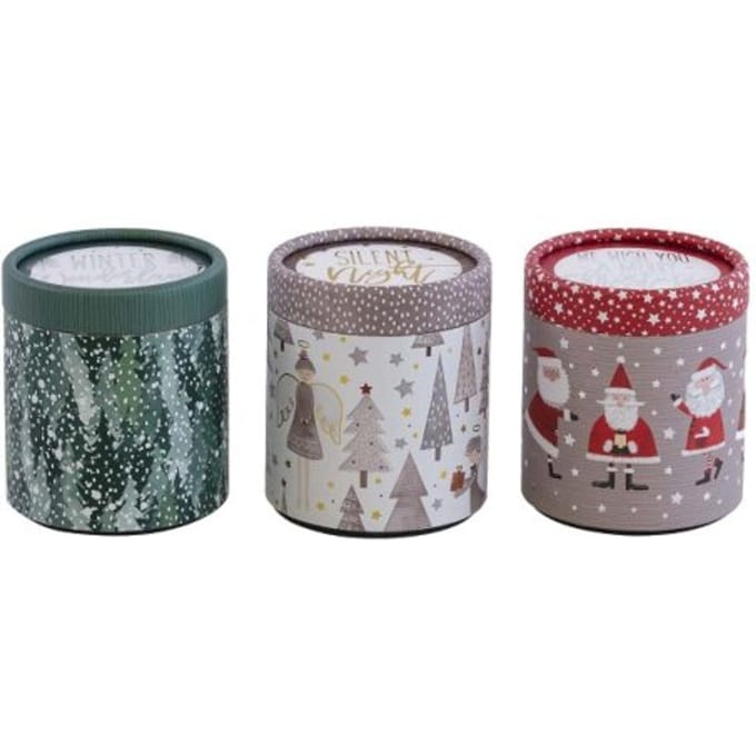 Artebene kerst muziekdoosje rond assorti