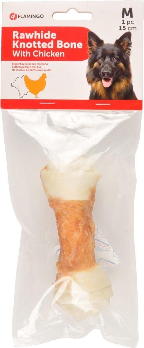 Hondensnack Geknoopt Bot  - 15 cm - 70 gram