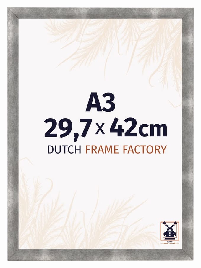 Fotolijst A3 29,7x42 cm - MDF - Metaal Vintage - Praag