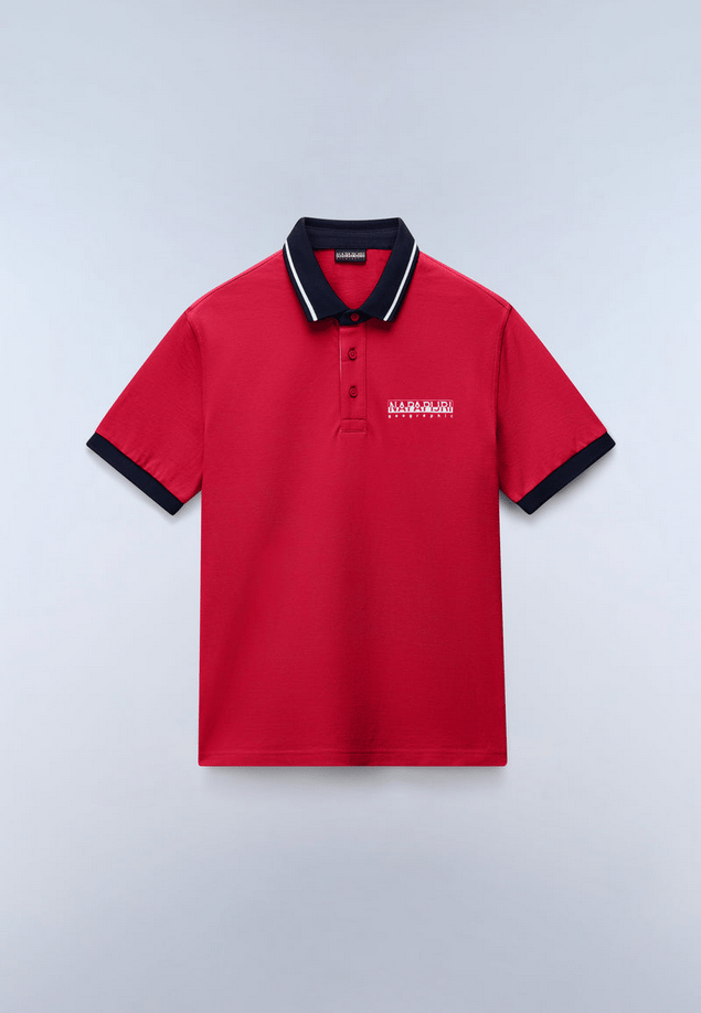 polo zeri man rood