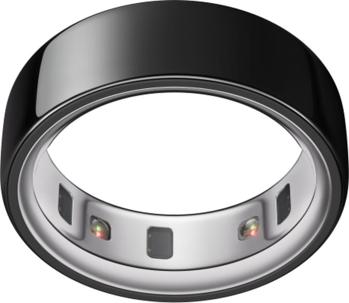 Oura Ring 4 - Size Before You Buy - Black - Size 8