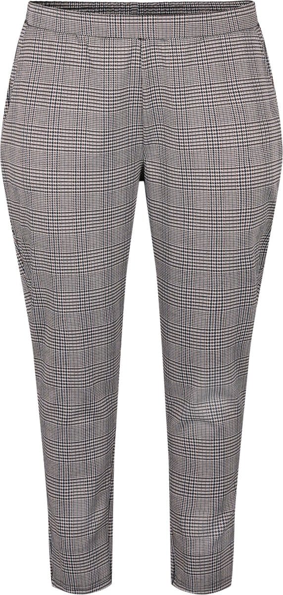 ZIZZI MADDISON, CROPPED, PANTS Dames Broek - Brown - Maat L (50-52)