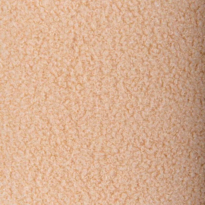 Näve Fluffy tafellamp, beige Hoogte 31 cm textiel E27 cilindrisch