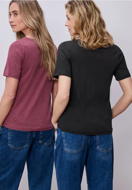 Basic Shirt in een 2-pack