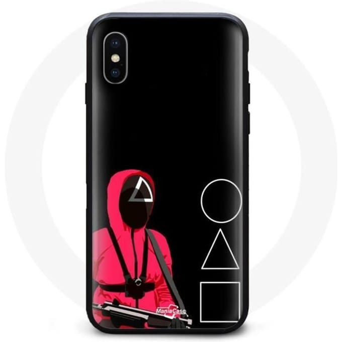 Coque - Squid Game - Iphone XS Max - Triangle - Rigide - Noir