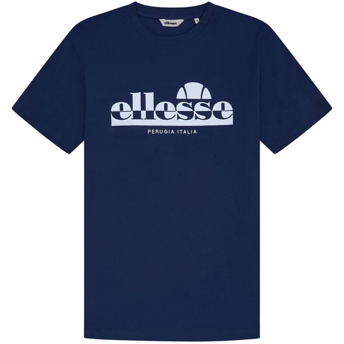 Ellesse Rillas-T-shirt met logo voor heren (Marine)