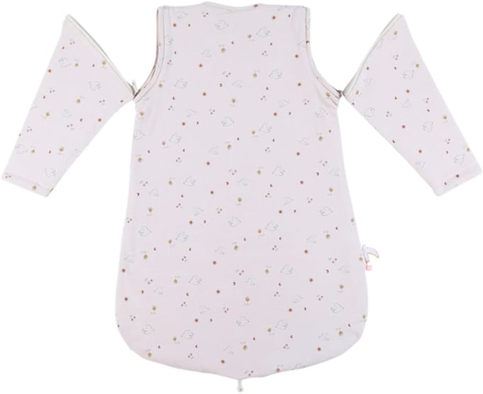 Noukie's B&M Slaapzak – 100 cm – Afritsbare mouwen – Jersey – Geluksduiven