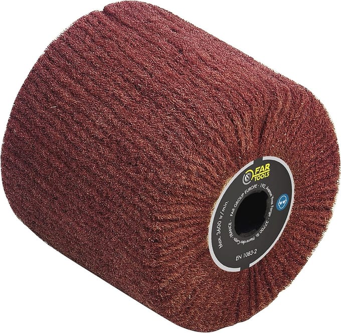 Synthetische vezelborstel voor slijpmachines - Diameter 120 mm