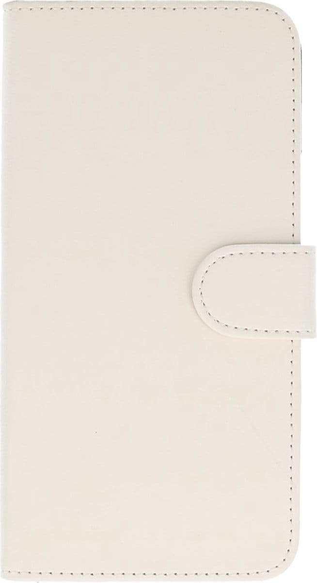 Bookstyle Wallet Case Hoesjes Geschikt voor HTC One M9 Plus Wit