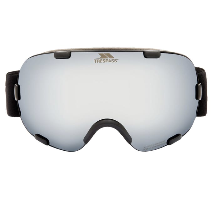 Trespass Bond gespiegelde skibril met dubbele lens (Mat zwart frame)