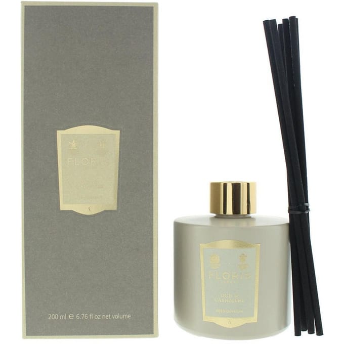 Floris Of London, Oud En Kasjmier, Riet Diffuser, Aroma Riet Diffuser, 200 ml