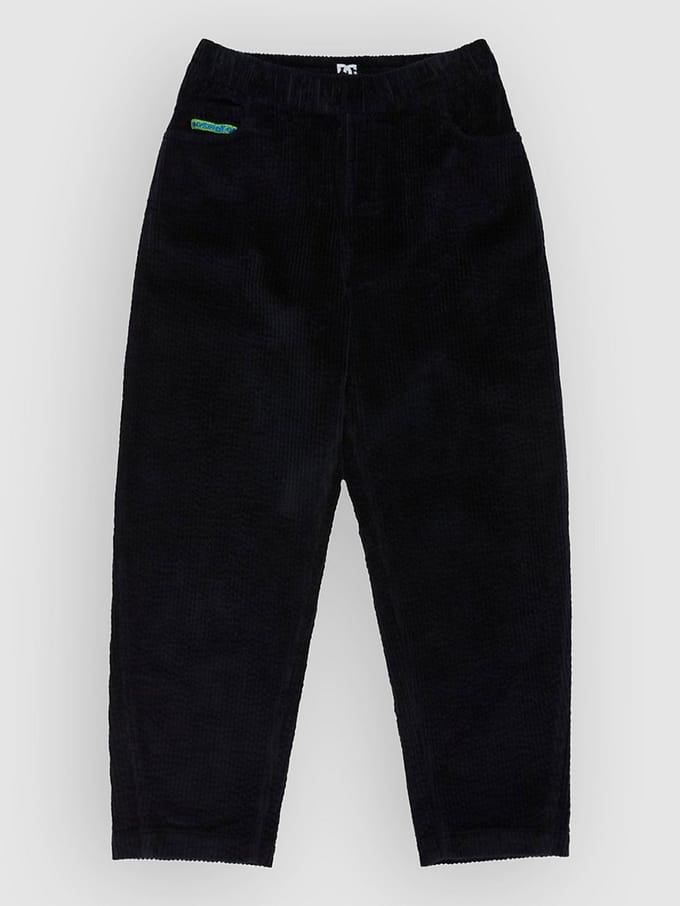 DC Barrel Cord Kids Broek zwart