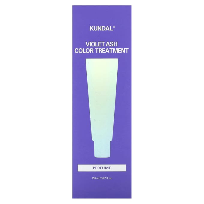 Kundal, Violet Ash Color Treatment, Pear & Freesia, 5.07 fl oz (150 ml) blue