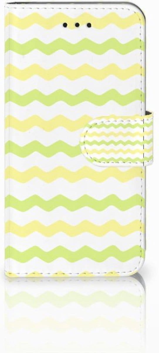 Apple iPhone X | Xs Telefoon Hoesje Waves Yellow
