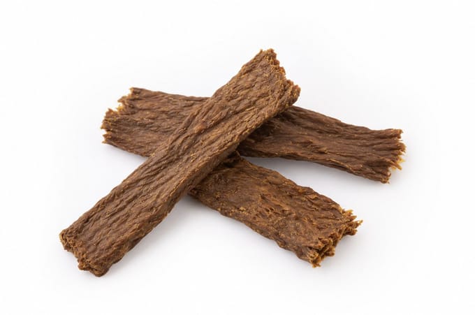 KRACHTIGE VLEESSTRIPS EEND 19CM 250G | HONDENSNACKIE