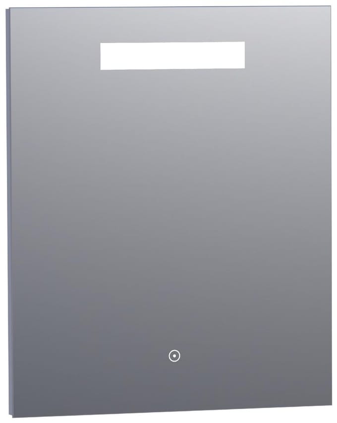 Brauer Garnet Spiegel - Rechthoekig - 60 cm - met Directe LED-Verlichting - Dimbaar - met Touchbediening