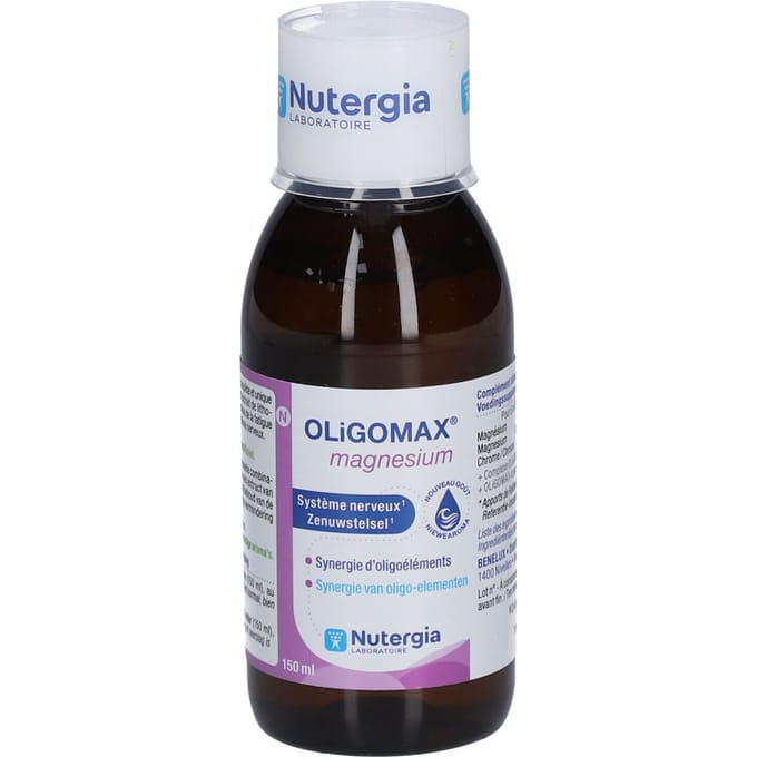 Nutergia Laboratoire Oligomax Magnesium - 150 milliliter - Mineraalpreparaat