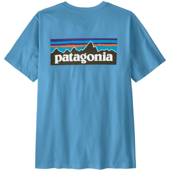 Patagonia P-6 Logo T-Shirt blauw