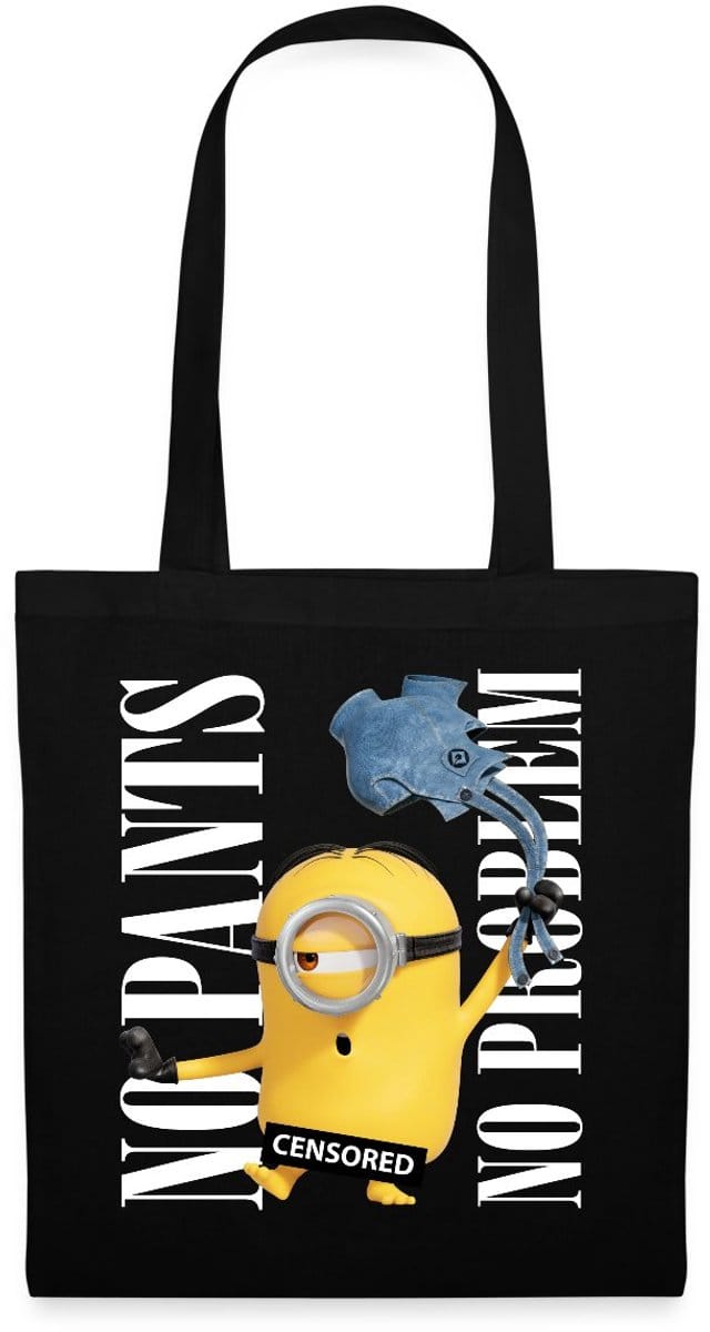 Minions Censored No Pants No Problem Tas Van Stof Schoudertas