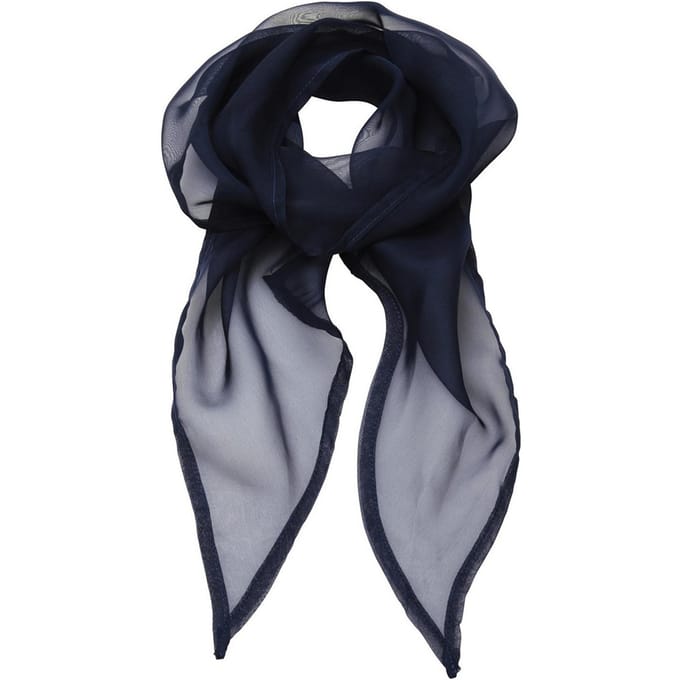 Premier Dames/Dames Chiffon Sjaal (Marine)