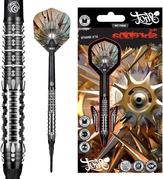 Shot Gnarly Shredda 90% Soft Tip - Dartpijlen