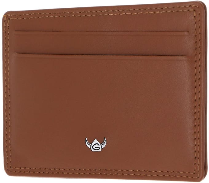Golden Head Leren kaarthouder Polo RFID Protect Kartenetui 4448 Cognac bruine