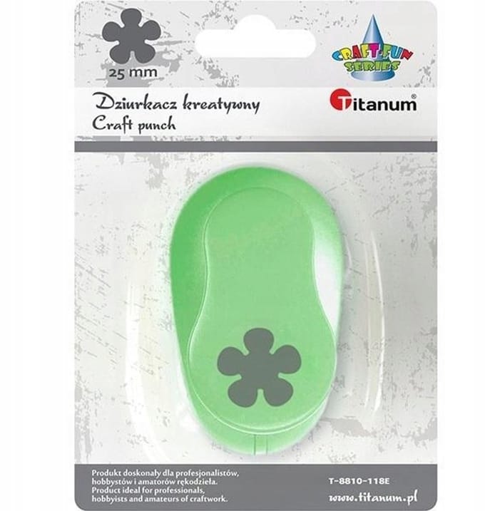 Titanum Bloemperforator 25mm - Decoratief Kantoorgereedafk