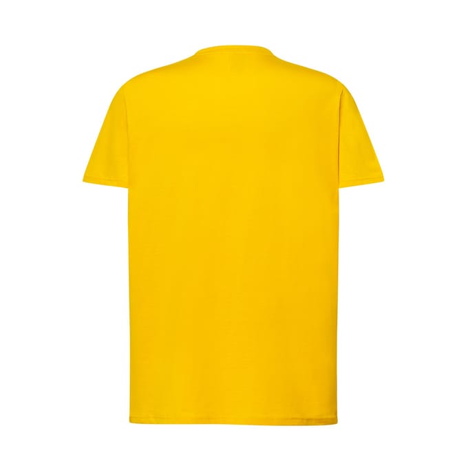 JHK Heren Effen Heather Normaal T-Shirt (Mosterd Heide)
