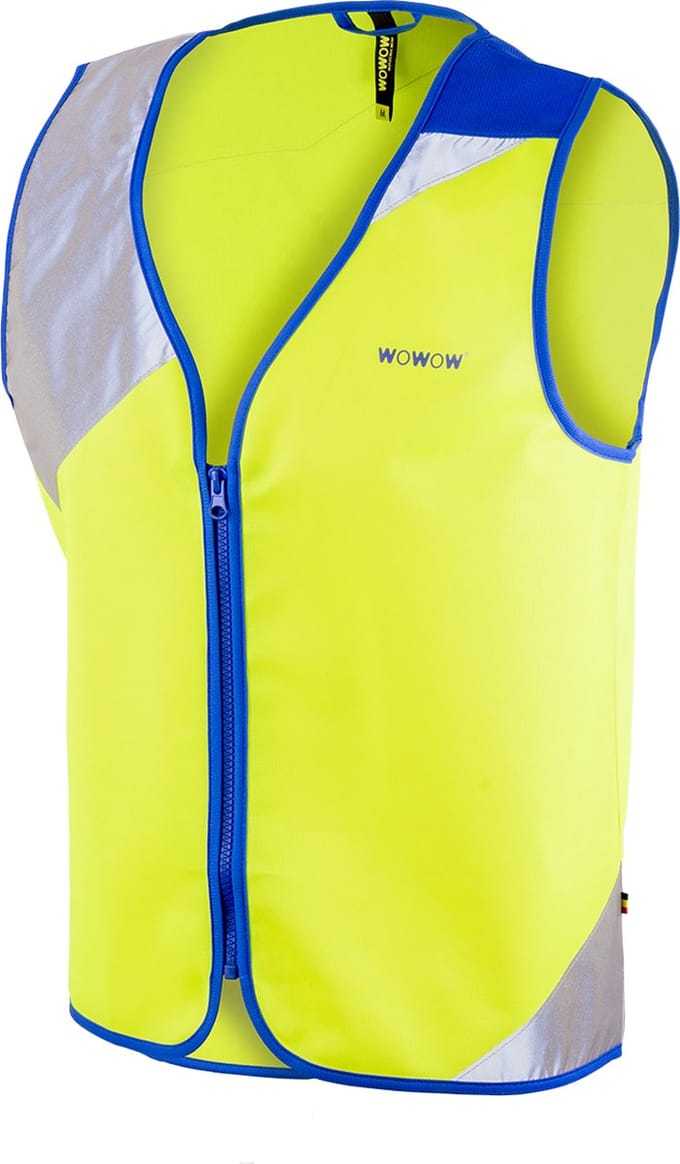 Breezie Jacket WOWOW - Fietsjas met rits - Geel L