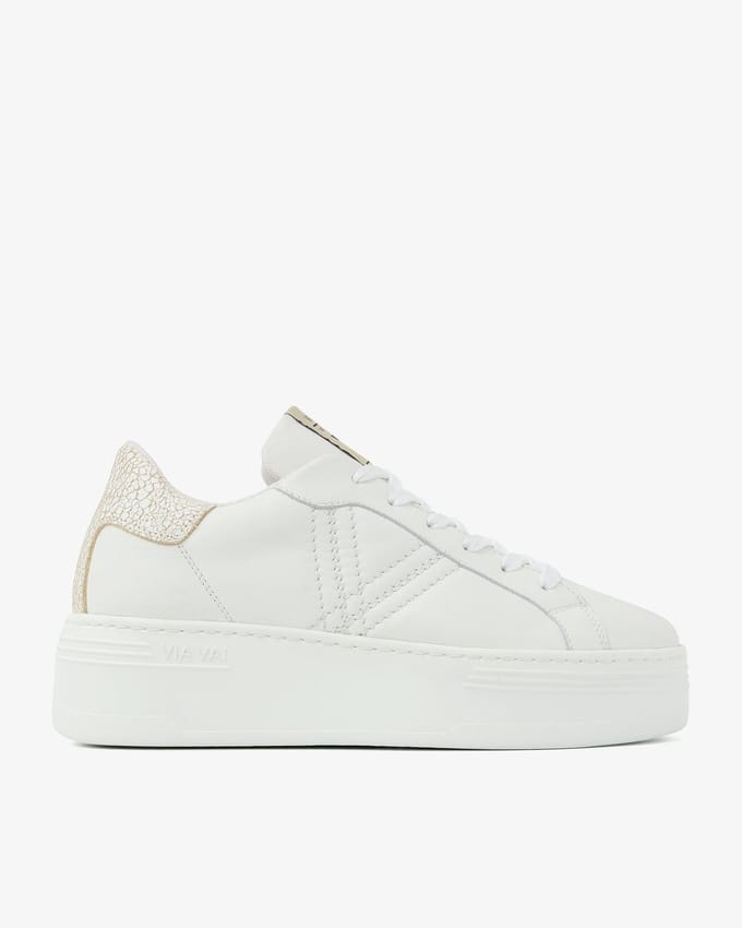 VIA VAI Isa Layne Sneakers - Leer - Wit