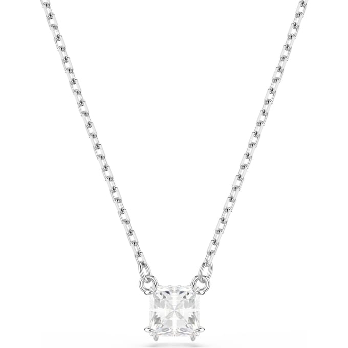 Swarovski 'Matrix' Vrouwen Basismetaal Ketting - Zilver 5701903