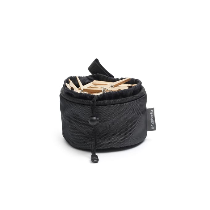 Brabantia Wasknijpertasje - Compact - 18 x 16 cm - Black