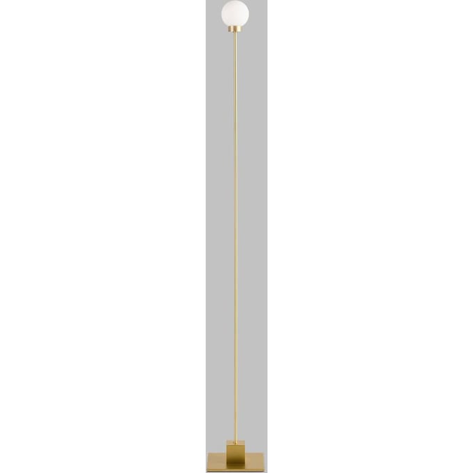Northern Snowball Vloerlamp - zwart/messing