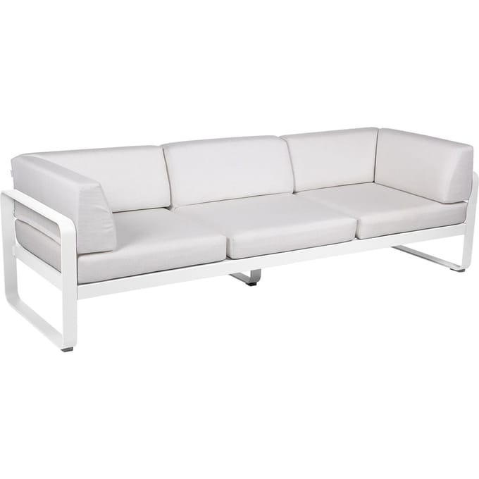 Fermob BELLEVIE club sofa 3 zits - 01 katoenwit - 81 witgrijs