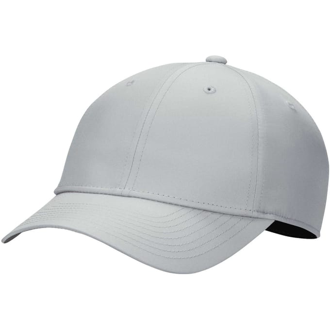 Nike Blanco Gestructureerde Baseballpet (Licht rookgrijs/zwart)