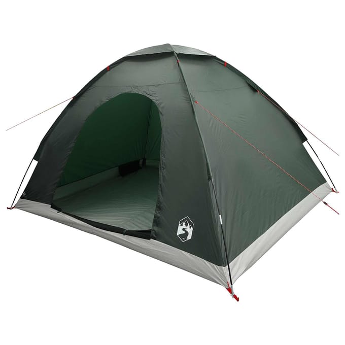 vidaXL - Kamperen - tent - 4-persoons - Leger - Groen