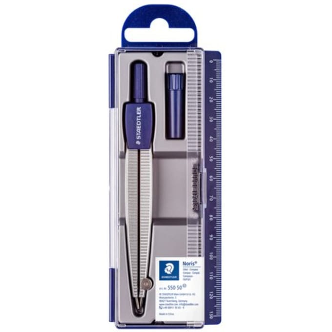 Staedtler Schoolpasser basis Geodriehoek, passers ea
