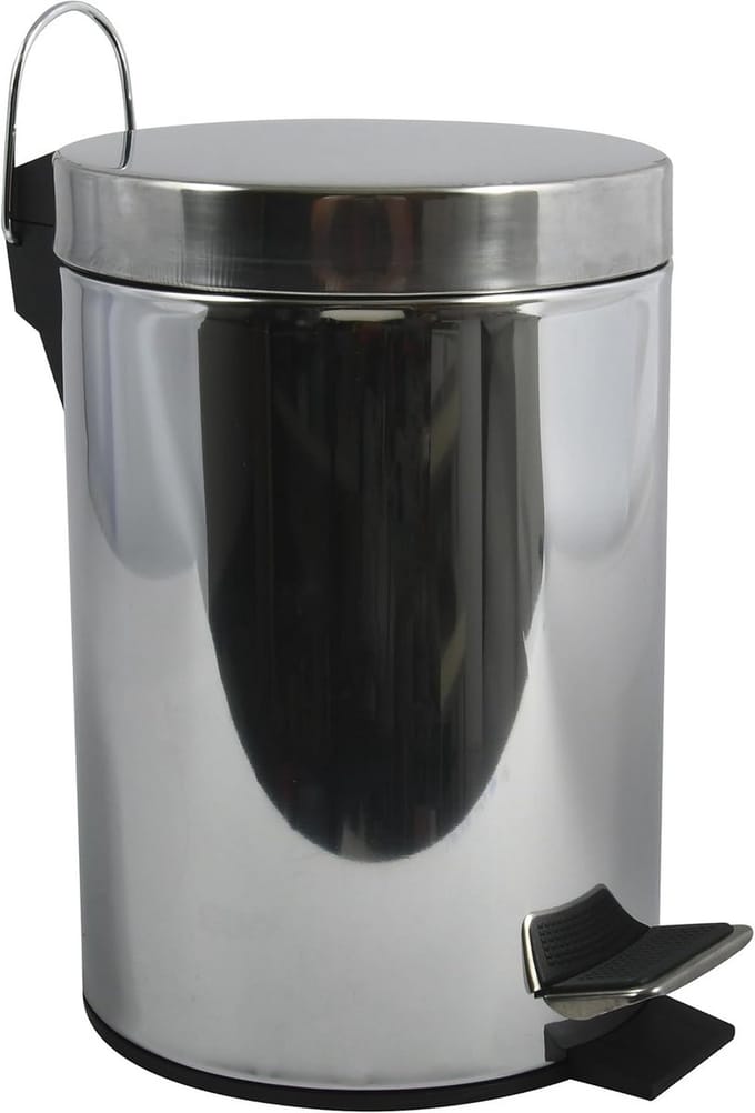 Grote pedaalemmer met spiegel en automatische deksel, 20 liter