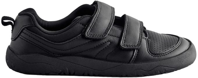 Next - Jongens - Leren Barefoot-schoolschoenen met 2 klittenbandsluitingen - Zwart