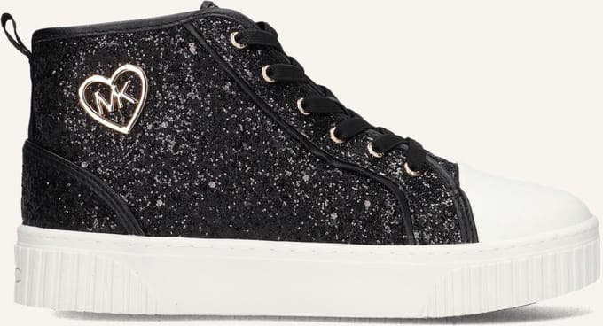 Michael Kors Kids Skate Split 3 Glitter Sneakers - Meisjes - Zwart - Maat 36
