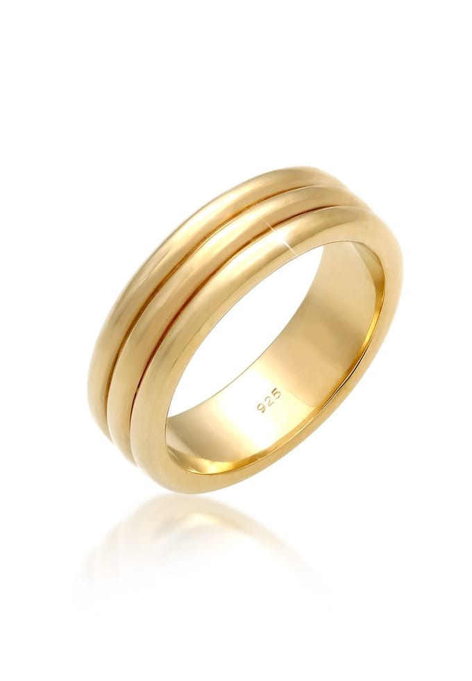Elli PREMIUM - Ring - Dames Band Koppel Huwelijksceremonie Basic Minimaal Elegant van 925 Sterling Zilver - Dames