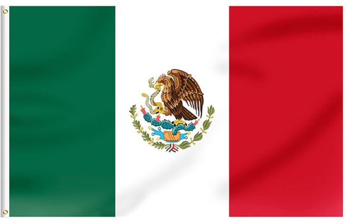 Go Go Gadget - Mexicaanse Vlag - 90x150cm - Mexico
