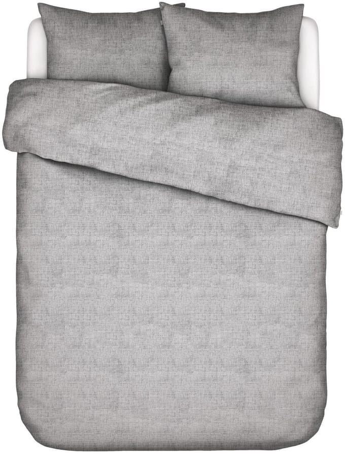 Essenza Jule Dekbedovertrek Biologisch Katoen Antraciet - Lits-Jumeaux - 240x200/220 cm
