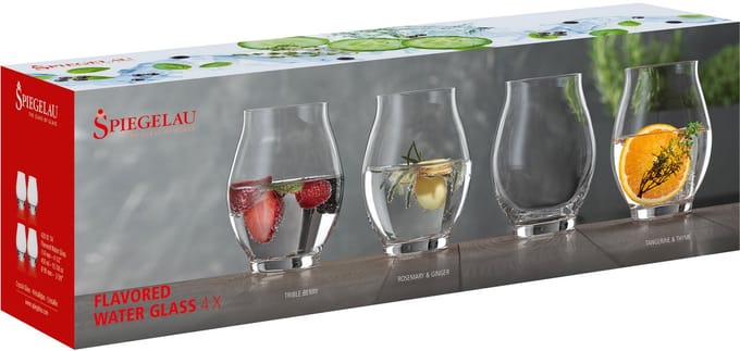 Flavored Water Gläser Special Glasses 450 ml Set van 4