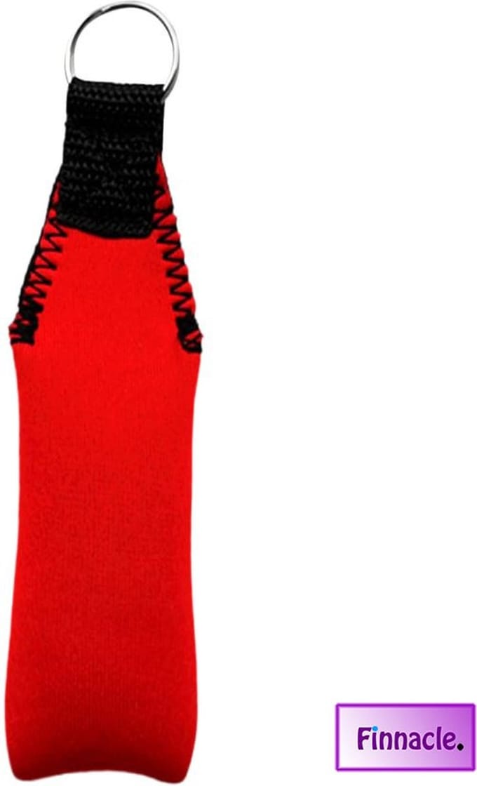 Finnacle - Neopreen drijvende sleutelhanger - 14 CM - Rood