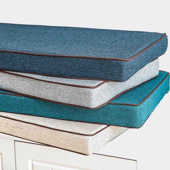 Bank Kussen - Zitkussen Buiten - Comfortabel Zitten - Antislip Bodem - 80 x 40 cm - Grijs