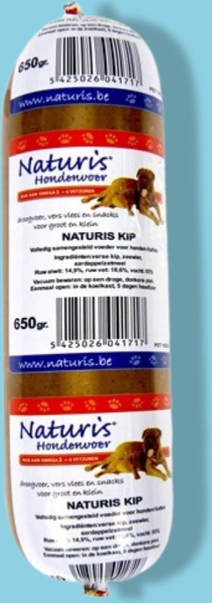 Naturis Houdbaar Kip Hondenvoer | Vers & Natuurlijk Compleet