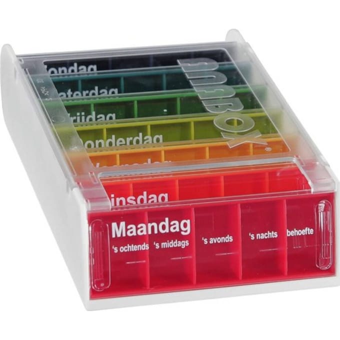 Anabox Pillendoos 7 Dagen Rainbow 1 Doos